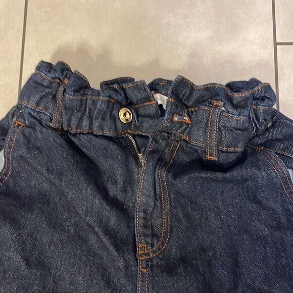 ZARA woman’s blue jeans with an elastic waist - Picture 6 of 16